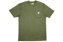 Carhartt WORKWEAR POCKET T-SHIRTS (Army Green)カーハート/ポケットTシャツ/アーミーグリーン