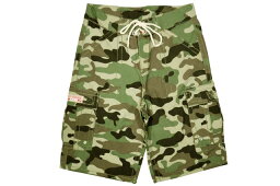 TRUE RELIGION CAMOUFLAGE SWIM SHORTS (TRM416FLC___ WOOD LAND)トゥルーレリジョン/スイムカーゴショーツ/迷彩