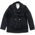 Nudie Jeans(ヌーディー・ジーンズ) EDWARD Dry Denim Pea Coat Jacket デニム ピーコート