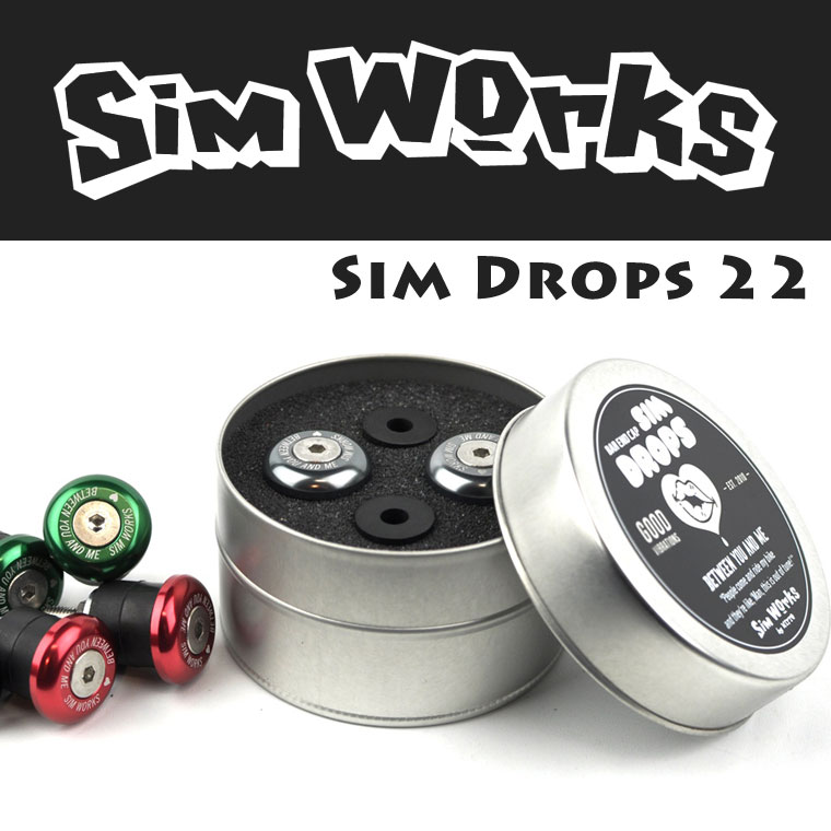 SimWorks シムワークス Sim Drops 22 バーエンドキャップ MTB 自転…...:grumpy:10000740