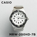 【10年保証】【日本未発売】CASIO カシオ スポーツ メンズ MRW-200HD-7B 腕時計 キッズ 子供 男の子 チープカシオ チプカシ アナログ 日付 防水 ブラック 黒 ホワイト 白 海外モデル