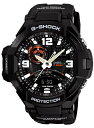 CASIO G-SHOCK SKY COCKPIT カシオ Gショック スカイコックピット GA-1000-1A 腕時計 時計 メンズ GSHOCK G-ショック アナデジ 防水 ブラック 黒