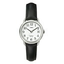 TIMEX EASY READER LADYS タイメックス イージーリーダー レディース T2H331 腕時計 時計 シルバー ホワイト 白 レザー 革ベルト 日本未発売
