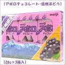 アポロチョコレートお土産信州限定【信州ぶどう味】明治28g×3箱入り
