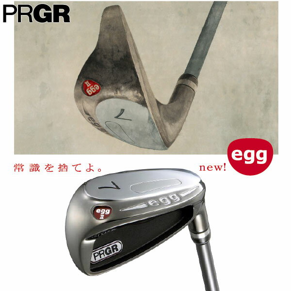 PRGR/プロギア ニューエッグ2 アイアン カーボンシャフト 単品 NEW egg2 IRON 【3、4、5、Aw、As、Sw】【送料無料】