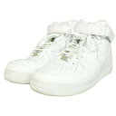 ナイキ/NIKE 【AIR FORCE MID 315123-111】エアフォースワンミッドスニーカー(28cm/ホワイト)【BS99】【メンズ】【小物】【900181】【中古】bb131#rinkan*C