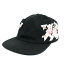 オフホワイト/OFF-WHITE 【17AW】【DIAG CAP CHERRY FLOWERS】バイアスフラワープリントキャップ(ONE SIZE/ブラック×ホワイト×ピンク)【FK04】【小物】【320181】【中古】bb81#rinkan*B