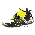 ナイキ/NIKE ×アクロニウム/ACRONYM 【AIR PRESTO MID AH7832-100】エアプレストミッドスニーカー(30cm/ホワイト×イエロー×ブラック)bb212#rinkan*S