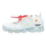 ナイキ オフホワイト/NIKE OFF-WHITE 【AIR VAPORMAX FLYKNIT AA3831-100】エアベイパーマックスフライニットスニーカー(28cm/ホワイト)bb33#rinkan*A
