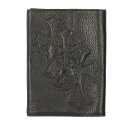 クロムハーツ/Chrome Hearts 【BK CVR CEME 6.5×9.75】セメタリークロスブックカバー(ブラック)【SS07】【小物】【419002】【中古】bb15#rinkan*B