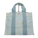 エルメス/HERMES サイズ:PM 【ボラボラPM】ポーチ付きキャンバストートバッグ(ブルー)【BS99】【小物】【301102】【中古】bb33#rinkan*C