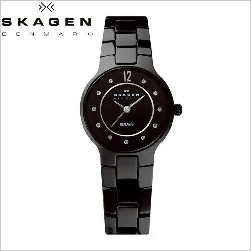 スカーゲン[SKAGEN]/セラミック[ceramic]/レディース572シリーズ/572SBXBC(ブラック)【腕時計 時計】正規品【送料無料】スワロフスキー