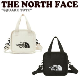 ノースフェイス クロス<strong>バッグ</strong> THE NORTH FACE メンズ レディース SQUARE TOTE スクエア <strong>トート</strong> IVORY アイボリー BLACK ブラック NN2PP09J/K <strong>バッグ</strong> 【中古】未使用品