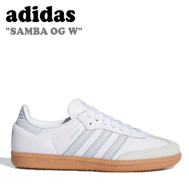 アディダス スニーカー ADIDAS メンズ レディース SAMBA OG W サンバ オリジナルス ウィメンズ WHITE ホワイト BLUE ブルー GUMSOLE ガームソール <strong>IE0877</strong> シューズ【中古】未使用品