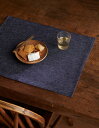 フォグリネンワーク(fog linen work) リネンプレイスマット デニム地ネイビー