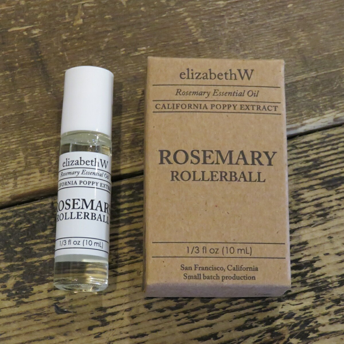 elizabethW（エリザベスダブリュー） アロマロールオン10ml ROSEMARYローズマリー 【メール便OK】