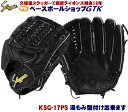 送料無料 久保田スラッガー 硬式グローブ 投手用 KSG-17PS ブラック K9ラベル 投手用 L7よりやや小さめ 高校野球対応