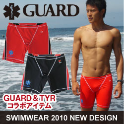 スターオブライフ　TYR　男性水着 （黒・赤の2色展開）■10GUARD×TYR　メンズジャマー【JSURF-10M】■