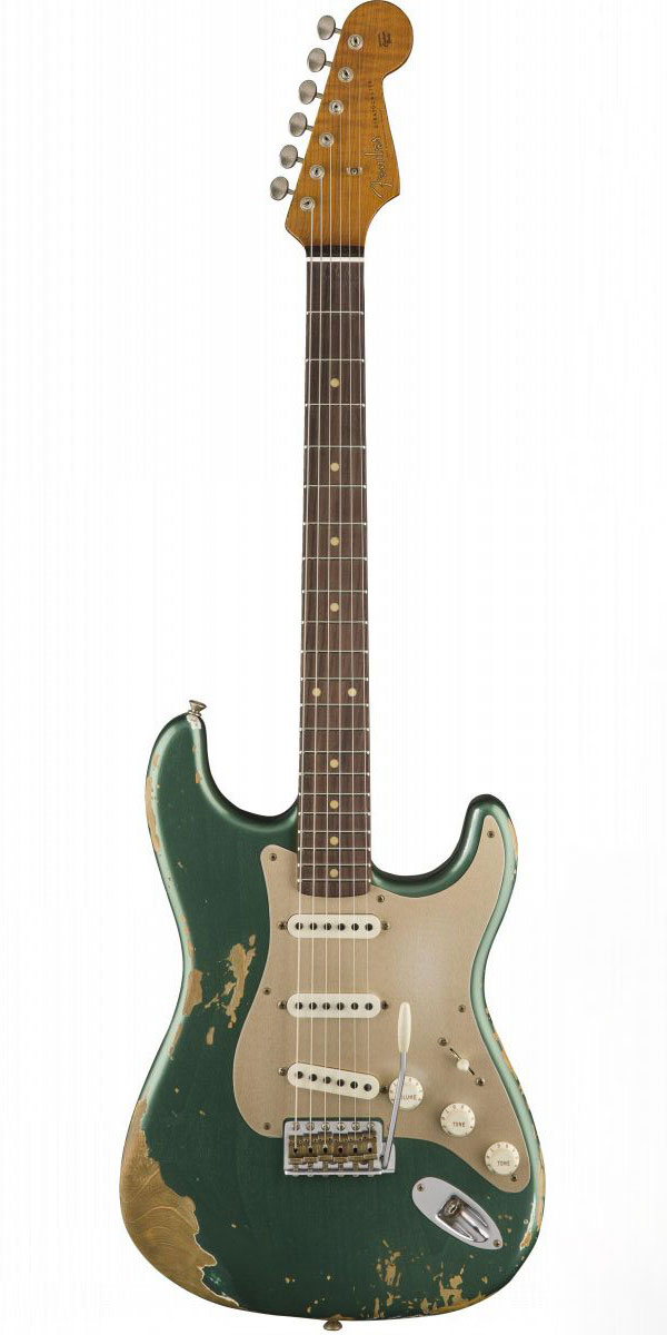 Fender Custom Shop 2017 Limited Edition 1959 Stratocaster Heavy Relic Aged Sherwood Green Metallic