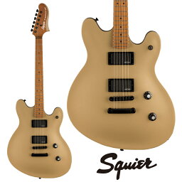 Squier Contemporary Active Starcaster - Shoreline Gold / Roasted Maple - 新品 ゴールド[Fender,スクワイヤー,フェンダー][スターキャスター][金][Semi Acoustic,セミアコースティック][Electric Guitar,エレキギター]