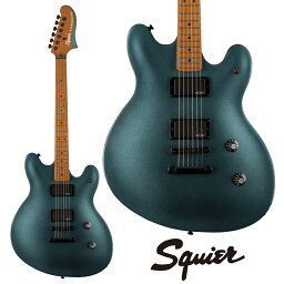 Squier Contemporary Active Starcaster - Gunmetal Metallic / Roasted Maple - 新品 ガンメタリック[Fender,スクワイヤー,フェンダー][スターキャスター][Blue,ブルー,青][Semi Acoustic,セミアコースティック][Electric Guitar,エレキギター]