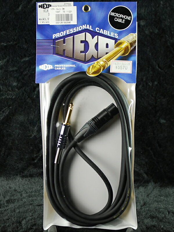 HEXA 3m マイクケーブル NC3FX-Phone メス-フォーン[ヘクサ][Microphone Cable][]