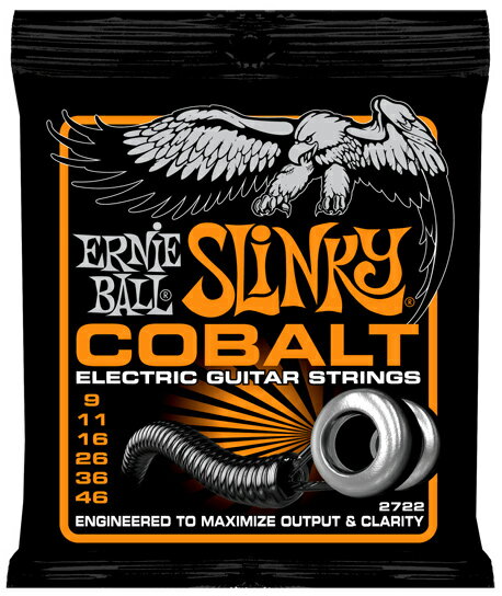 ERNIE BALL 09-46 #2722 Cobalt Hybrid Slinky[アーニーボール][コバルト][ハイブリッドスリンキー][エレキギター弦,String]
