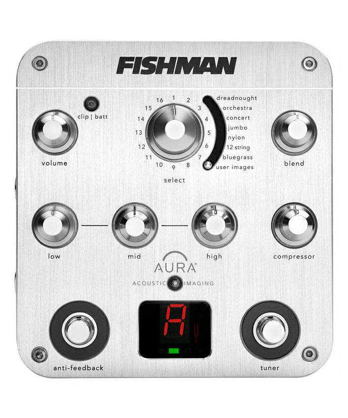 【送料無料】FISHMAN Aura Spectrum DI Preamp 新品 アコース…...:guitarplanet:10032606