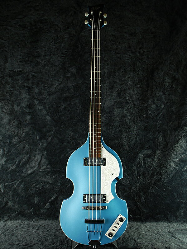 【送料無料】Hofner Ignition Bass Metallic Blue Limited Color 新品 メタリックブルー [ヘフナー][MB,青][Violin Bass,ヴァイオリンベース][イグニション][エレキベース,Electric Bass]