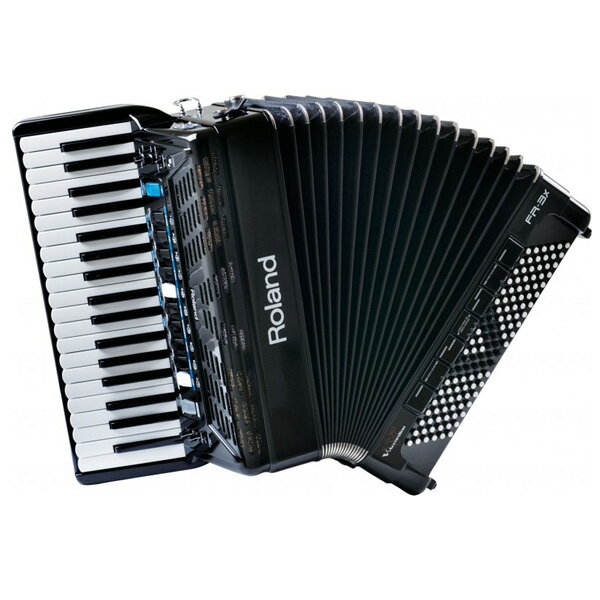 【送料無料】Roland FR-3X 新品 ブラック 37鍵盤 Vアコーディオン[ローランド][FR3X][Black,黒][37keys][Accordion]