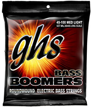 ghs 45-100 BASS BOOMERS ML3045 Medium Light[ベースブーマーズ][ニッケルラウンドワウンド][ミディアムライト][ロングスケール,Long Scale][ベース弦,String]