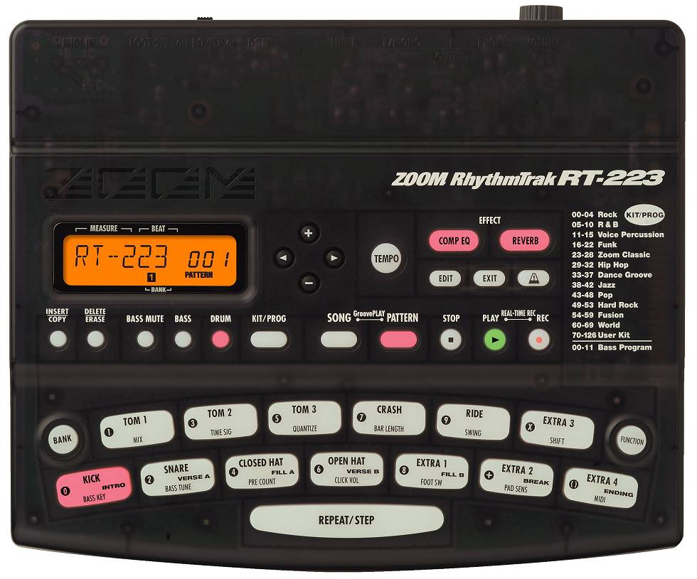 ZOOM RT-223 Rhythm Trak 新品 リズムマシーン[ズーム][リズムトラック][シーケンサー]