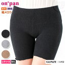 【セール SALE アウトレット】GUNZE(グンゼ)/オンパンツ3分丈(ふわふわタッチ)(レディース)/PAL504/M-L あったかい あたたか ふわふわ 柔らか 寒さ対策 ボトム ストレスフリー 楽らく 温パンツ オンパン 3分丈 秋冬 オーバーパンツ