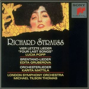 [CD] マイケル・ティルソン・トーマス／R.シュトラウス： 歌曲集〜4つの最後の歌
