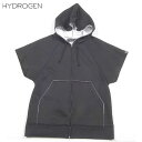 【送料無料】 ハイドロゲン(HYDROGEN)レディース 半袖 ジップアップパーカー 151706 118 【楽ギフ_包装】【smtb-TK】 14A