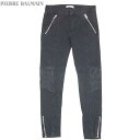 ピエールバルマン Pierre Balmain メンズ スーパースキニー ライダース ジーンズ ブラック 4M2090 28473 900 12A【送料無料】【smtb-TK】