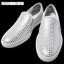 【送料無料】 2016年秋冬新作 ジミーチュウ(Jimmy Choo) メンズ スリッポン 靴 GROVE 43 MHA 164 ULTRA WHITE/SILVER 【楽ギフ_包装】【smtb-TK】【SALE1609】 61A