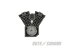 10%OFF【取寄】48-1653 V-TWIN PEWTER モーターサイクル Cロック All models