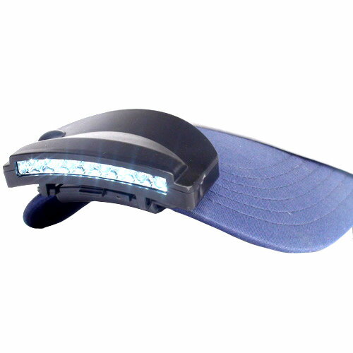 LED　キャップライト 照射角度調節可能/釣り 投光器 ヘッドライト　ヘッドライト　LEDライト　懐中電灯　釣具　アウトドア　 10P20Apr12
