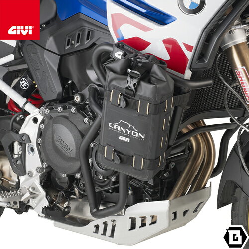GIVI GRT730 カーゴバッグ・エンジンガードバッグ 防水 4L容量 Gravel-T CANYON ブラック