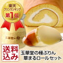 【送料込】極プリン6個と生ロールケーキ華まるセット(北海道、沖縄別途送料500円)【ギフト 洋菓子 贈り物 ぷりん 人気 お菓子 スイーツ プレゼント 誕生日 楽天カフェ】