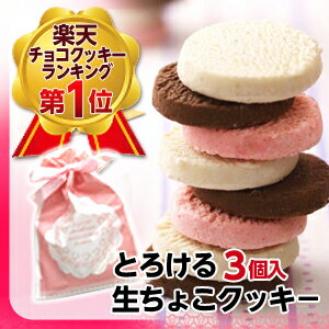 とろける生チョコクッキー3個入【2015 ギフト クッキー ...