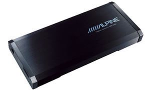 ALPINE アルパイン 150w小型アンプ付属 ボックスタイプサブウーファー SWE-2200 20cm×2 150W AMP別体パワードサブウーハー