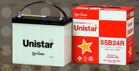 GSユアサバッテリー UN-75D23R高性能カーバッテリー Unistar ユニスターシリーズ ●【カード支払不可】●