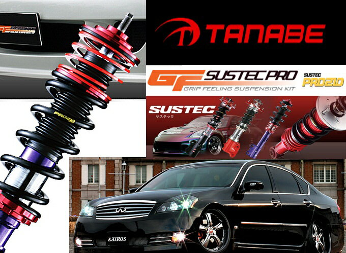 【送料無料！】タナベ 車高調 SUSTEC PRO GF GGRA5K オデッセイ RA5 プロGFキット TANABE サステックプロGF ●【カード支払不可】●【現金支払専用】