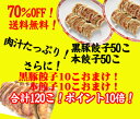 ポイント10倍！即完売！人気本餃子と黒豚餃子！合計120個　送料無料