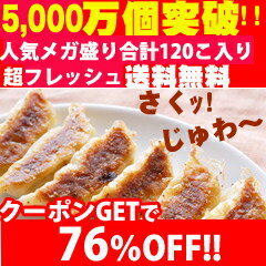 【累計5,000万個完売】本餃子と黒豚餃子！合計120個　【送料無料】【生餃子】【特別ご招待】