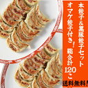 【送料無料】めちゃ売れ!本餃子と黒豚餃子!合計120個【プラチナ会員限定】