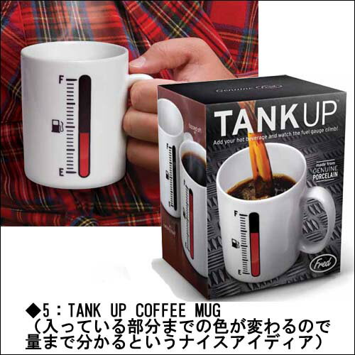 【面白グッズ】飲み物の温度でデザインの変わるマグカップ◆5：TANK UP COFFEE MUG【アメリカ直送】カード決済のみ※代引き不可