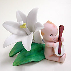 【ローズオニールキューピー】フラワーキューピー4月の花「ユリ」（ゆり百合）